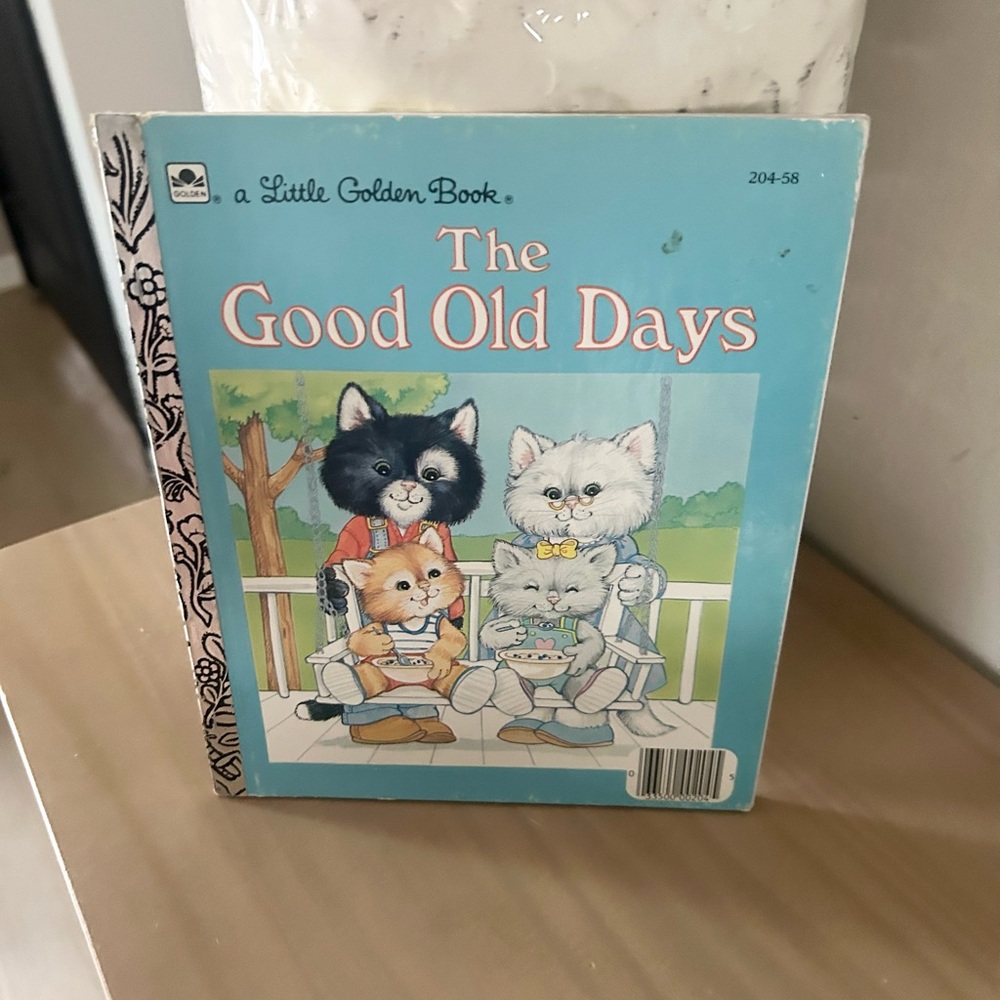 Vintage 1988 Little Golden Book The Good Old Days Crayon Marks Kids Book
